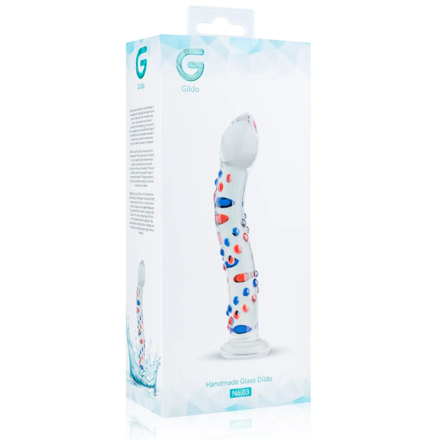 Gildo - Gode en verre N° 3 - 18,5 cm