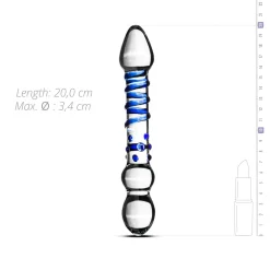 Gildo - Gode en verre N° 21 - 19 cm
