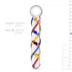 Gildo - Gode en verre N° 10 - 18 cm