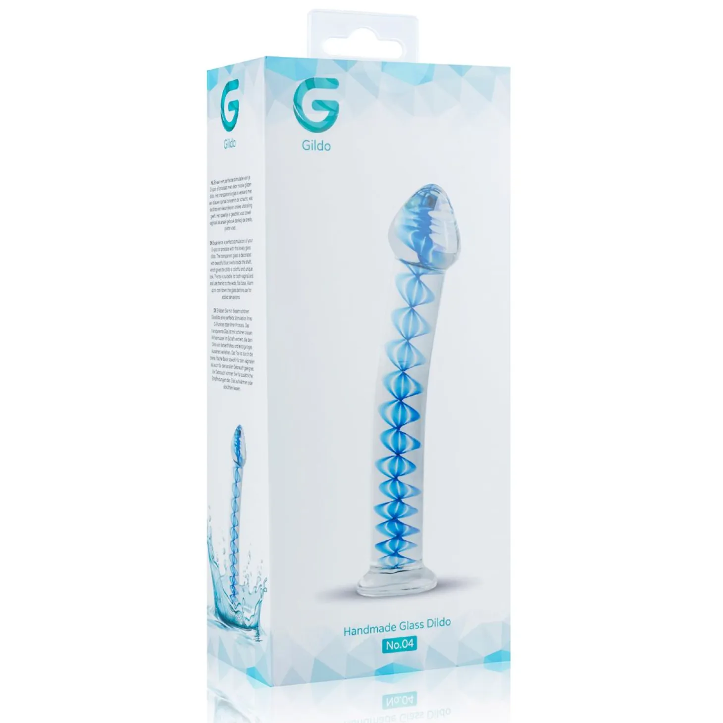 Gildo - Gode en verre N° 4 - 17,5 cm