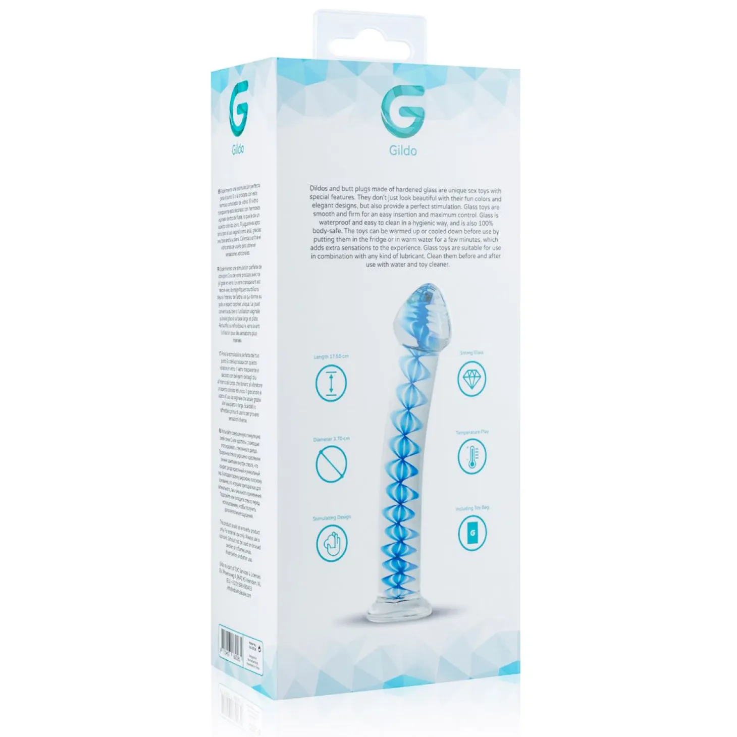 Gildo - Gode en verre N° 4 - 17,5 cm