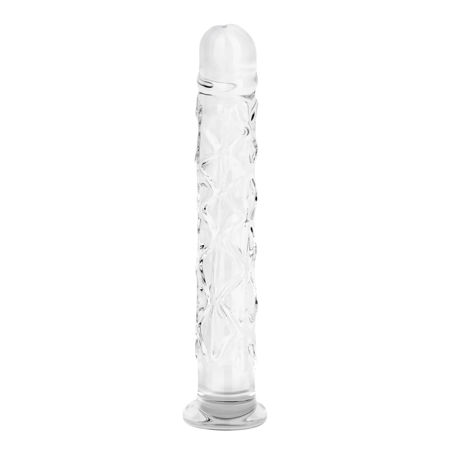 Gildo - No. 36 Gode en Verre Texturé - 19 cm