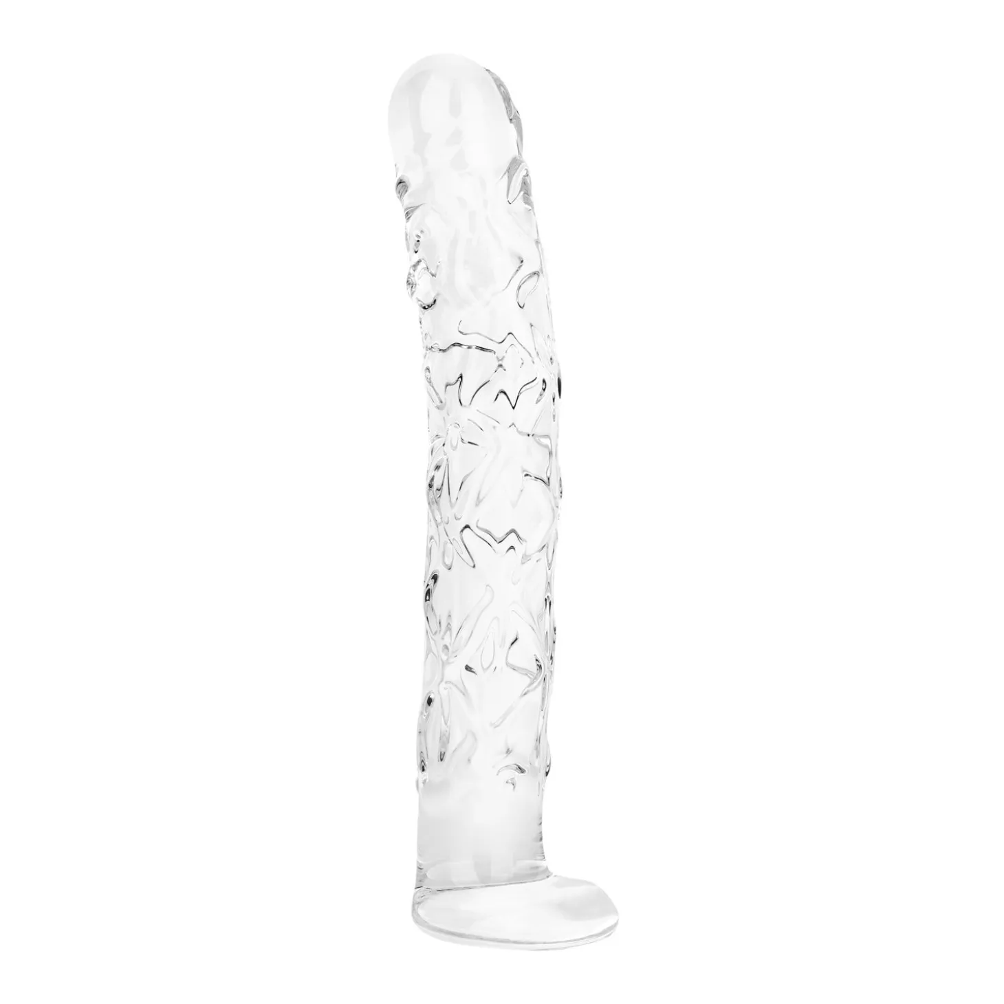 Gildo - No. 36 Gode en Verre Texturé - 19 cm