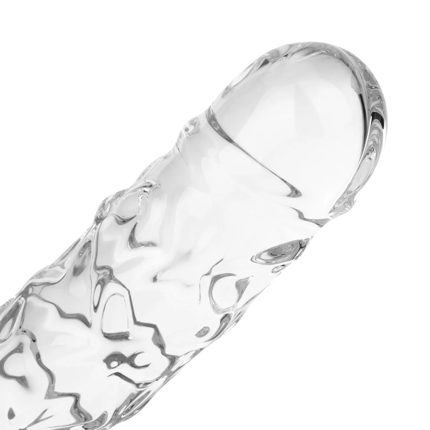 Gildo - No. 36 Gode en Verre Texturé - 19 cm