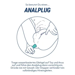 Gildo - Plug en verre pour prostate N° 13 - 13,5 cm