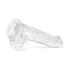 Gode en Gelée avec Testicules - 13,5 cm