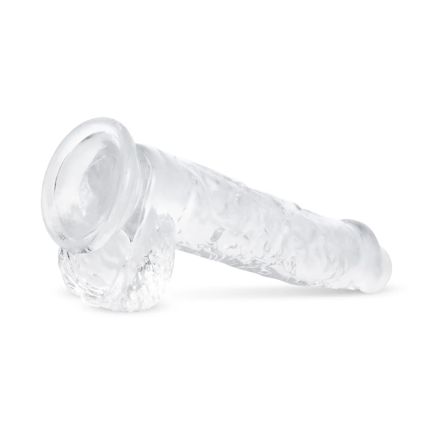Gode en Gelée avec Testicules - 13,5 cm