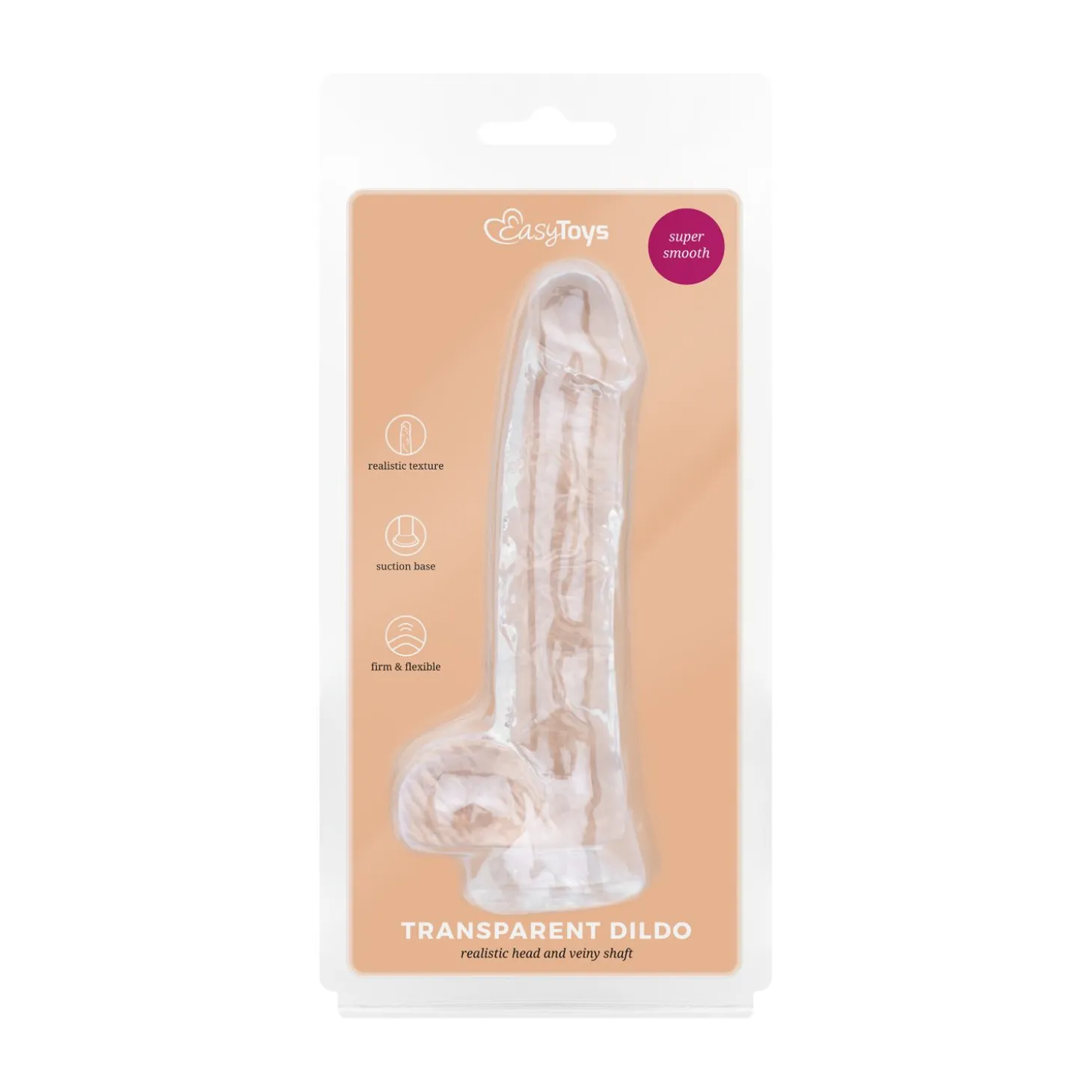 Gode en Gelée avec Testicules - 13,5 cm