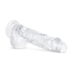 Gode en Gelée avec Testicules - 13,5 cm
