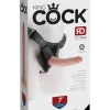 Gode King Cock Harnais fixable - 18 cm