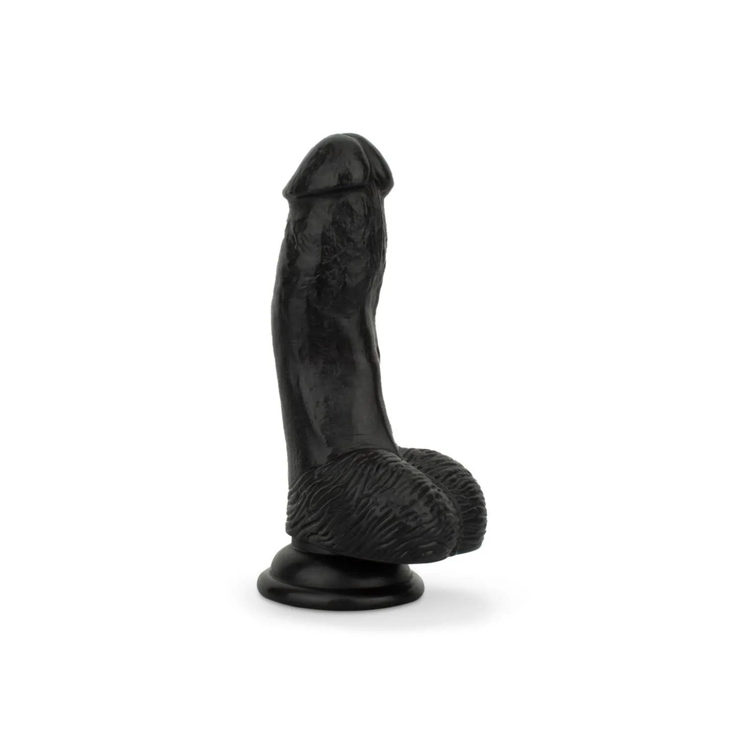 Godemiché avec testicules 12 cm - Noir