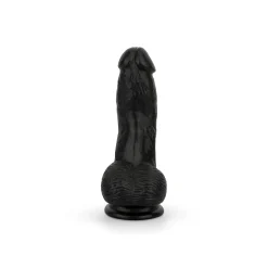 Godemiché avec testicules 12 cm - Noir