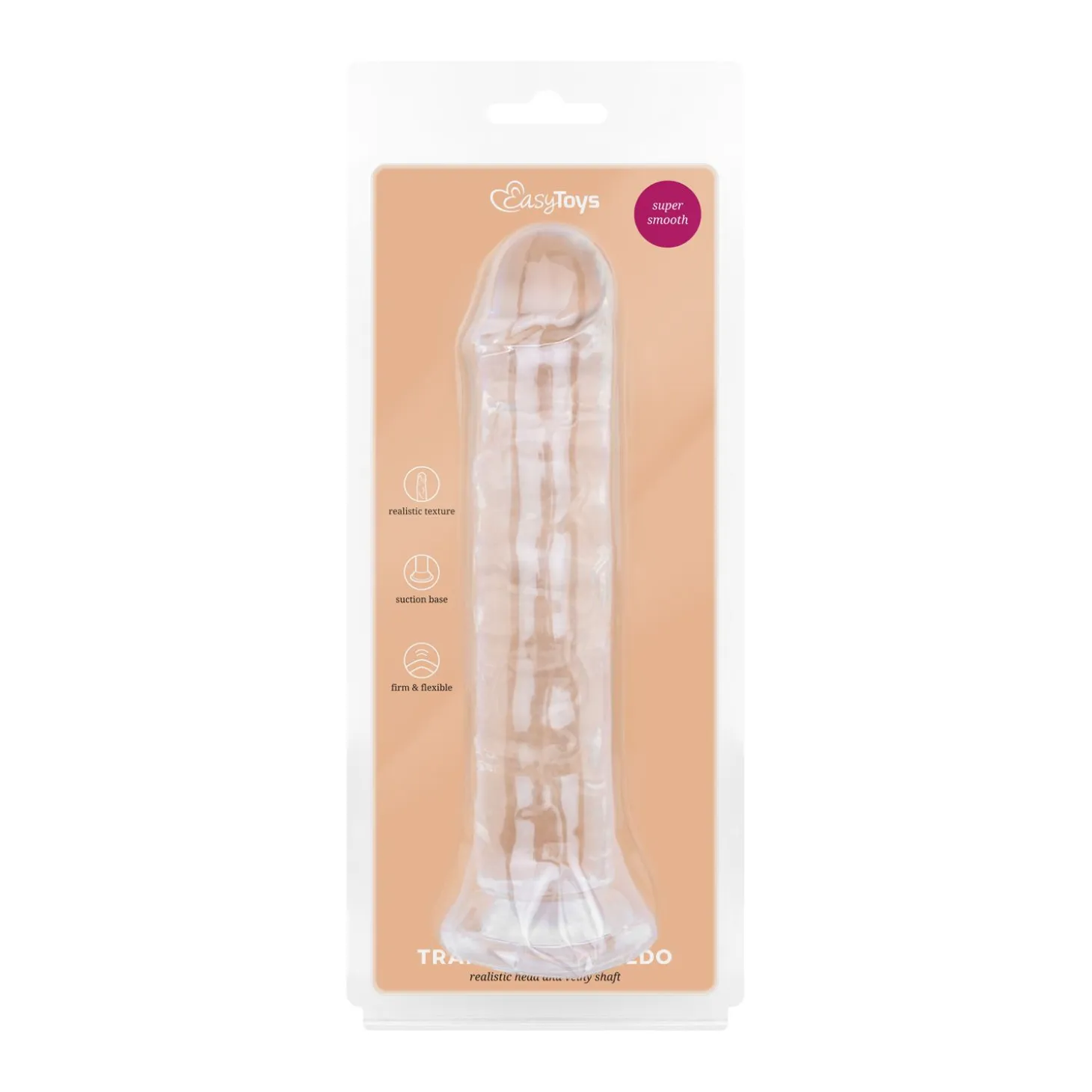 Godemiché en gel sans testicules - 18 cm