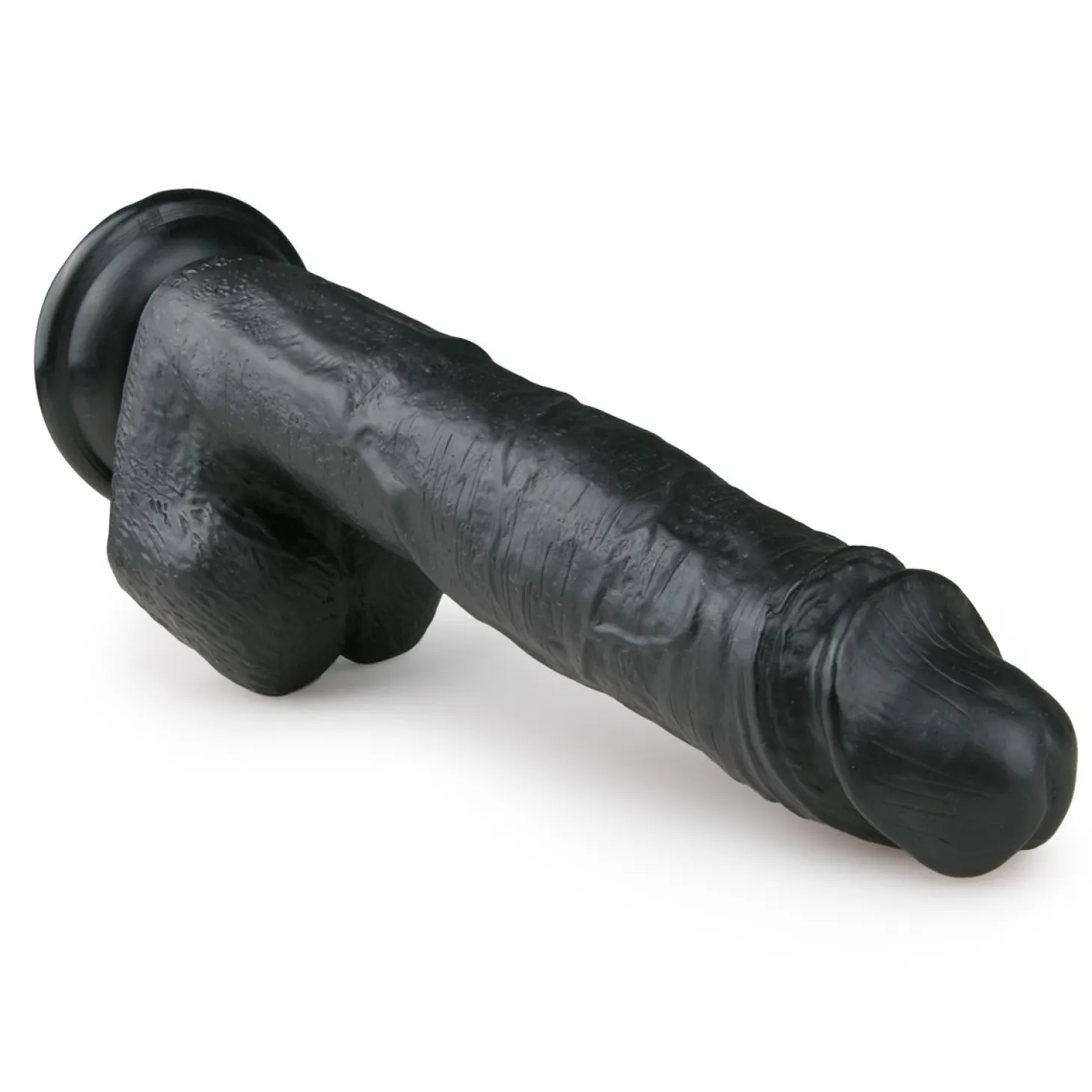 Godemichet noir réaliste - 26,5 cm
