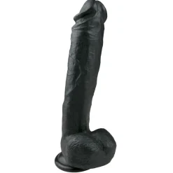 Godemichet noir réaliste - 26,5 cm