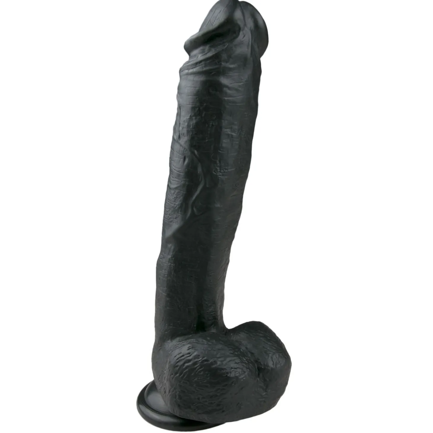 Godemichet noir réaliste - 26,5 cm