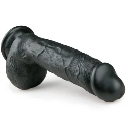 Godemichet réaliste de 22,5 cm - EasyToys - Noir