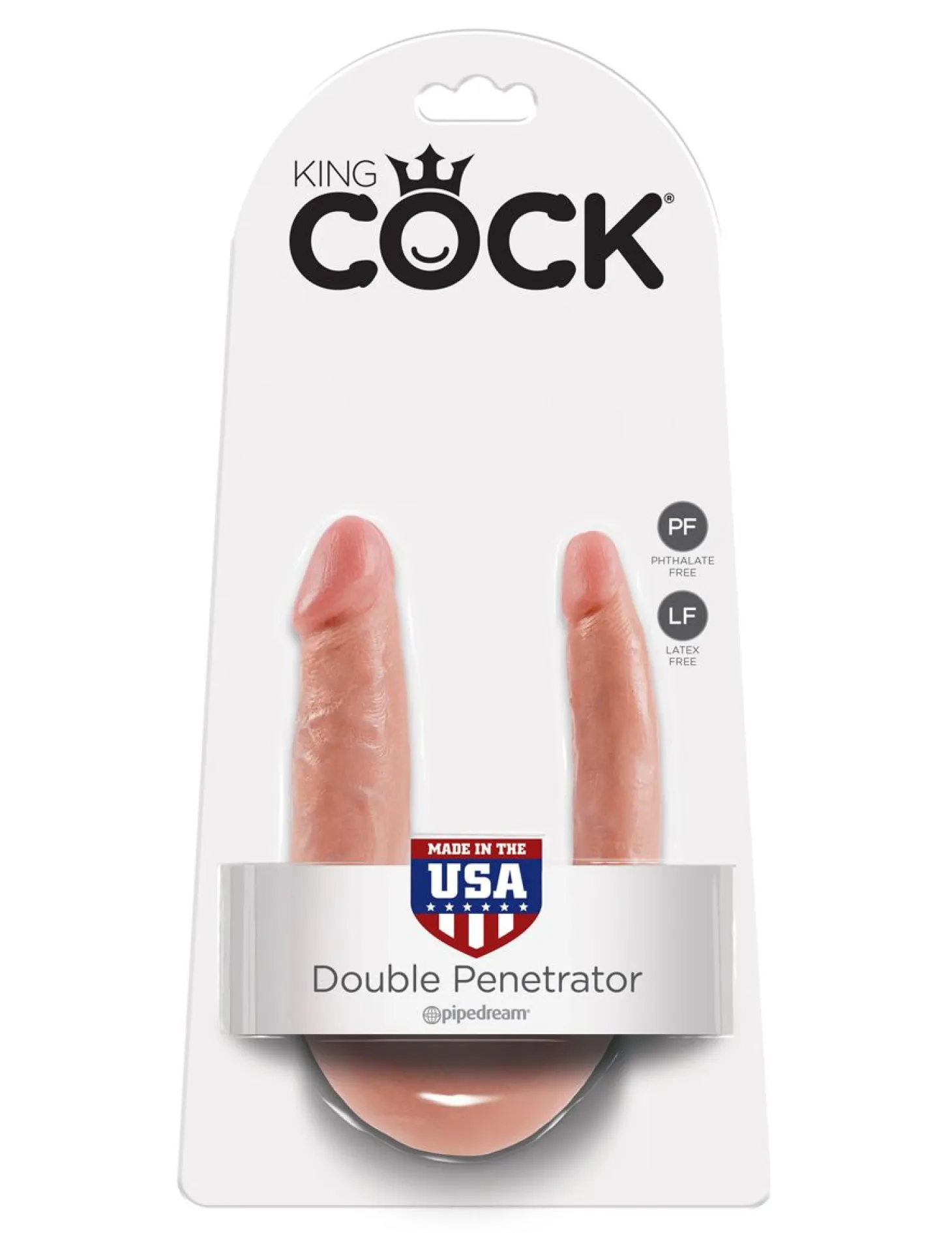 Godemiché King Cock Small Double Trouble 33,5 cm - Chair