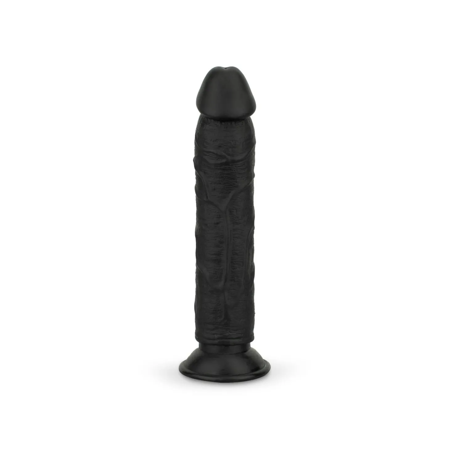 Godemiché sans testicules 17,5 cm - noir
