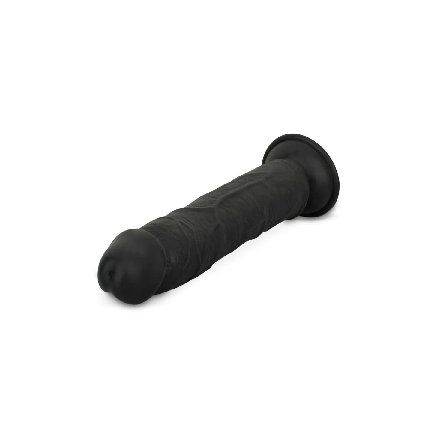 Godemiché sans testicules 17,5 cm - noir