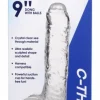 Gode transparent Jock C-Thru - 25 cm.
