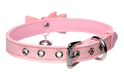 Golden Kitty Collier avec grelot félin - Rose