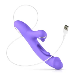 Good Vibes Only - Tess Vibromasseur Lapin avec Stimulateur du Point G