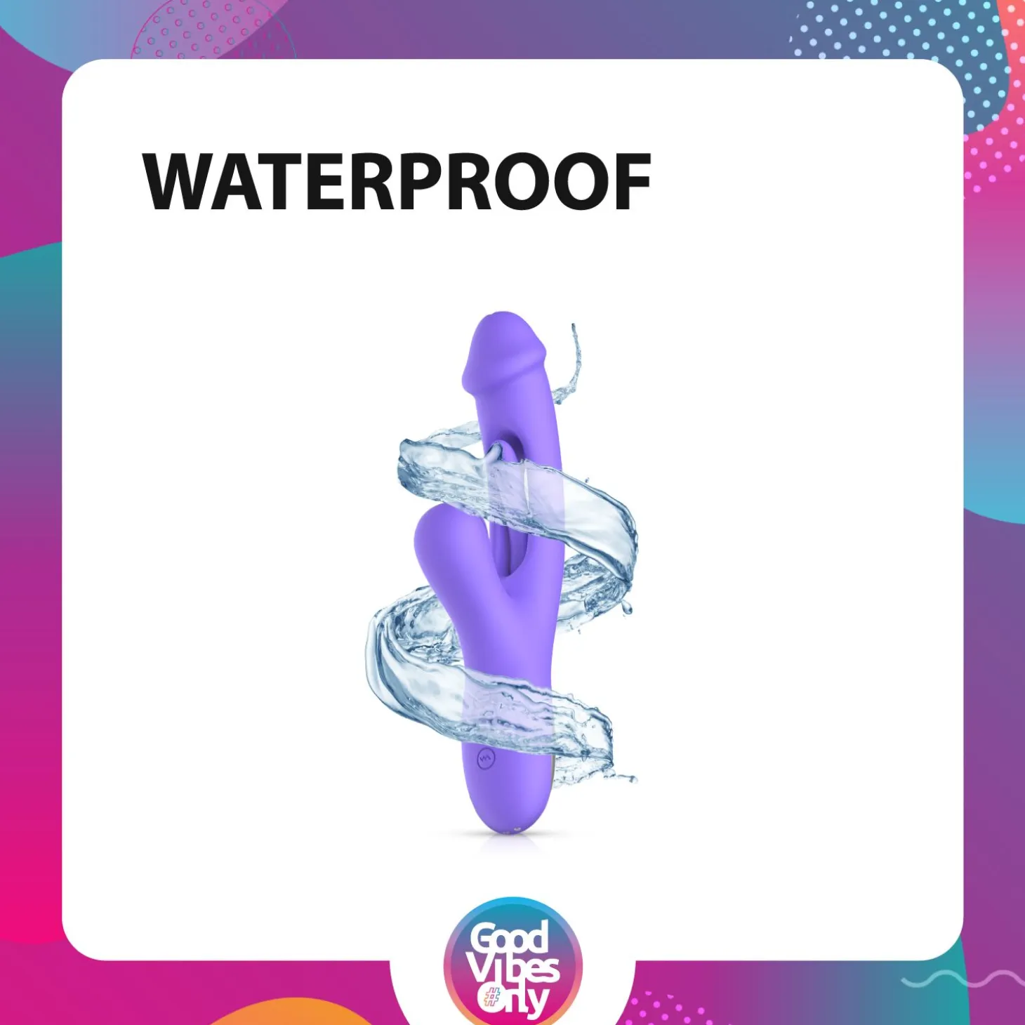Good Vibes Only - Tess Vibromasseur Lapin avec Stimulateur du Point G