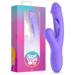 Good Vibes Only - Tess Vibromasseur Lapin avec Stimulateur du Point G