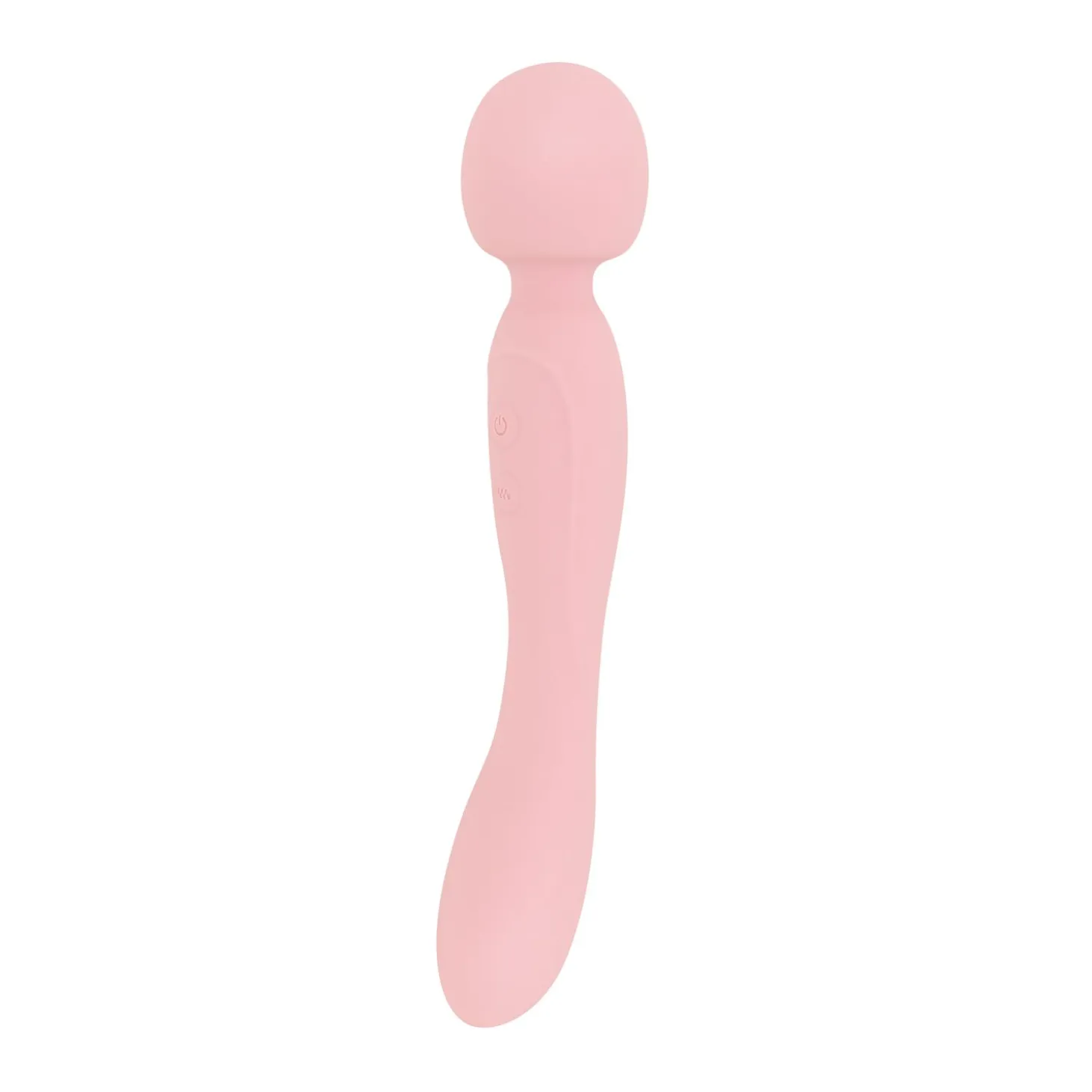 Good Vibes Only - Vibromasseur Baguette Double Face - Soft Silicone - Rose