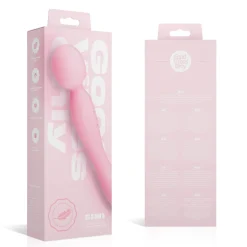 Good Vibes Only - Vibromasseur Baguette Double Face - Soft Silicone - Rose