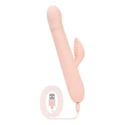 Good Vibes Only - Vibromasseur Poussant - Silicone Doux - Rose