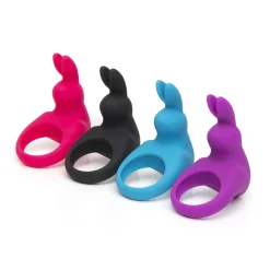 Happy Rabbit – Anneau Pénien Lapin – Rechargeable Vibrant – Bleu