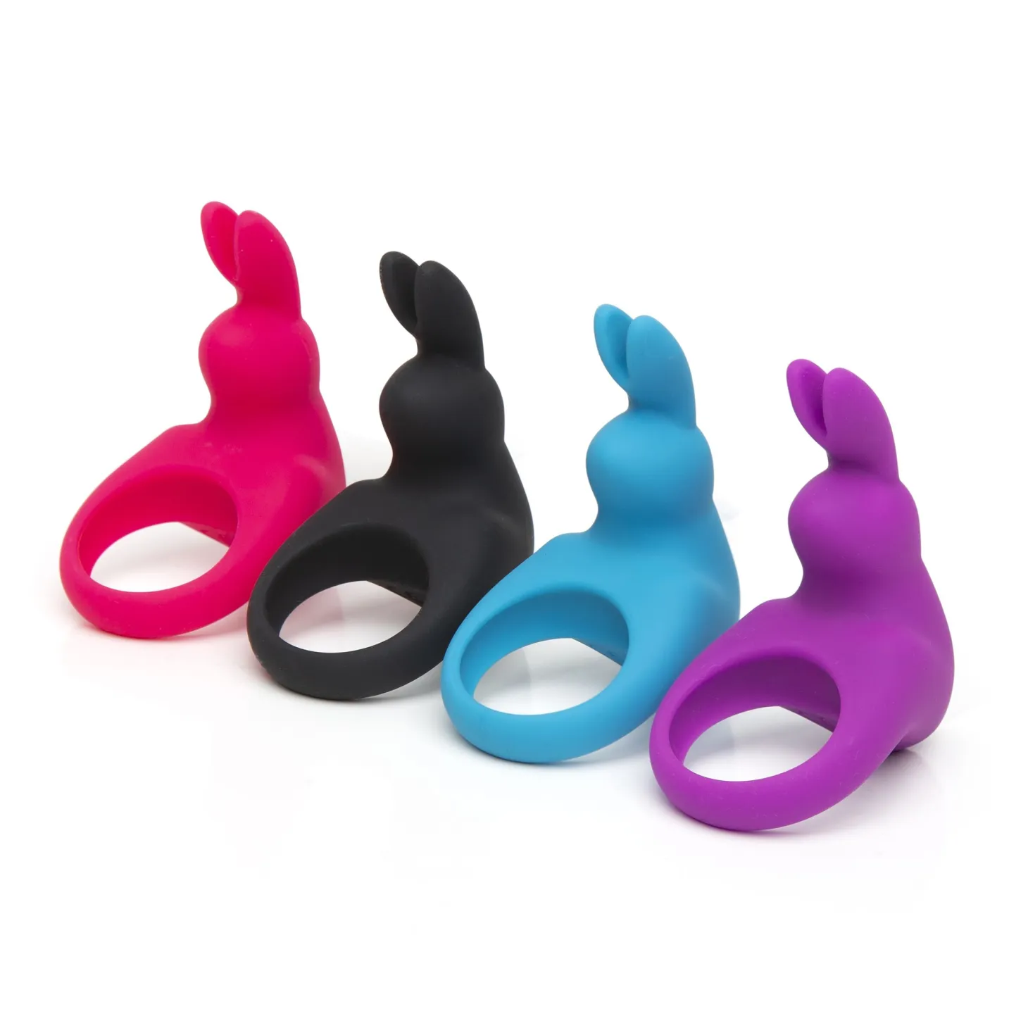 Happy Rabbit – Cockring Lapin – Noir