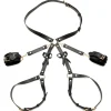 Harnais de bondage avec nœuds XL/2XL - Noir