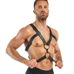 Harnais de bondage Rocco - Noir