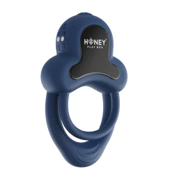 HoneyPlayBox - Anello-Controlé par App Anneau Vibrant Double avec Stimulate