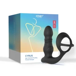 HoneyPlayBox – Cyrus Vibromasseur Prostatique à Poussée – Noir