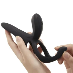 HoneyPlayBox - Pleasure Pivot Vibrateur Contrôlé par App pour Couples Noir