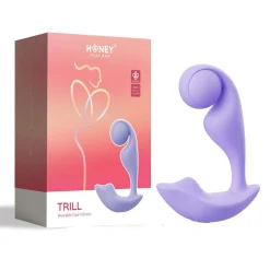 HoneyPlayBox – Trill Vibromasseur Portable à Pression – Violet