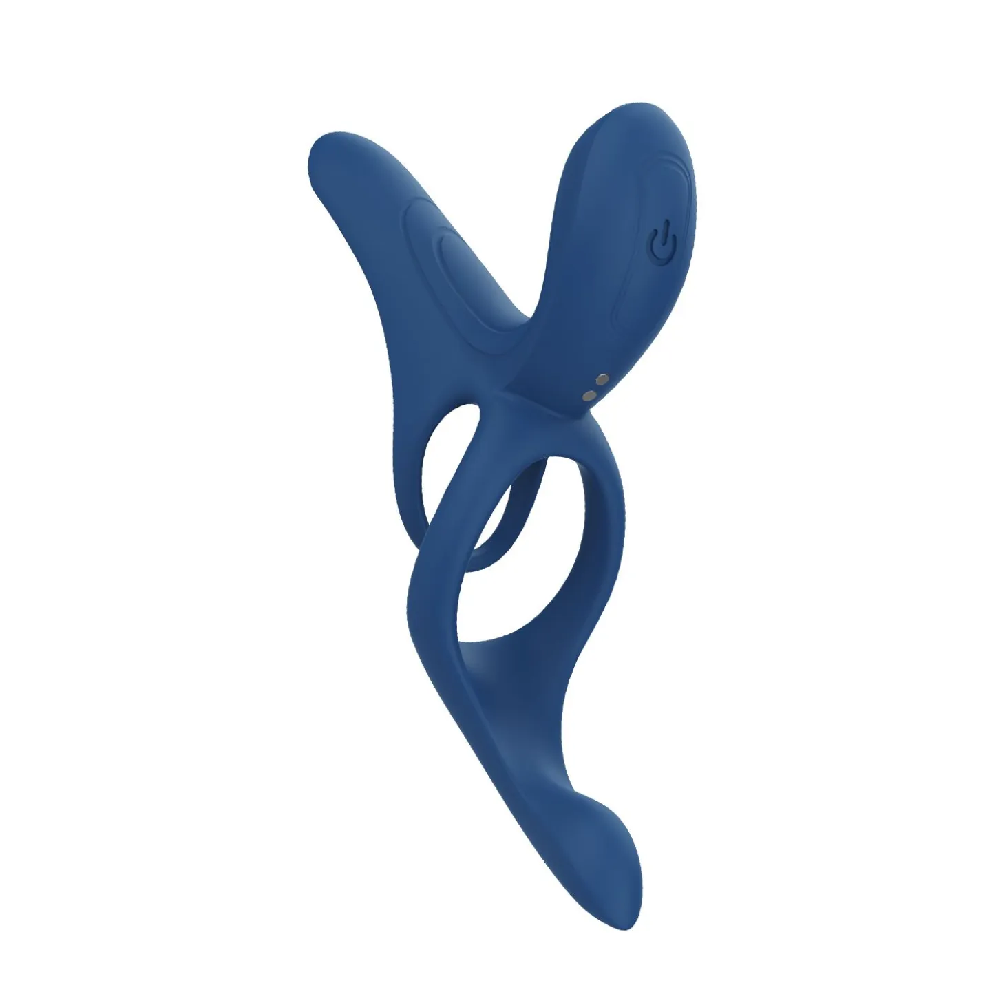 HoneyPlayBox - Vibromasseur connecté pour couples 4-en-1 - Bleu