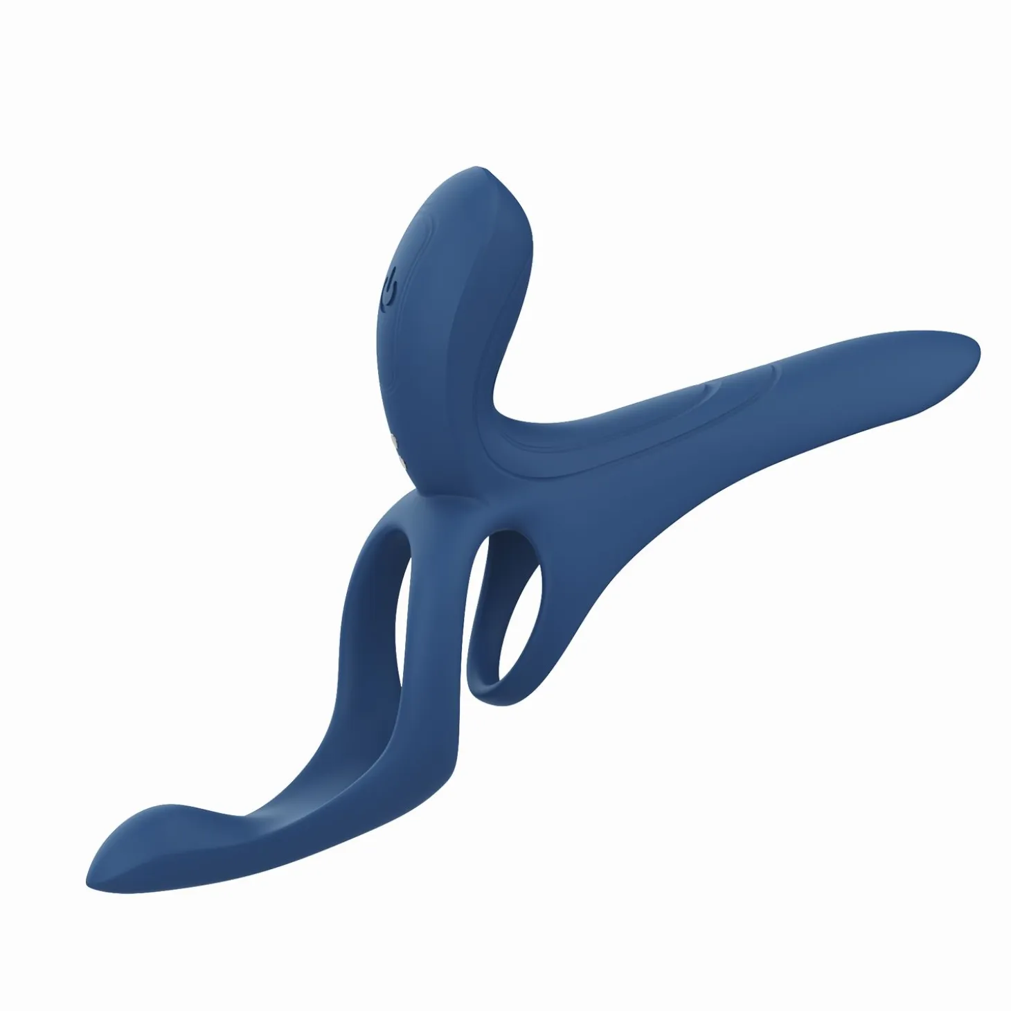 HoneyPlayBox - Vibromasseur connecté pour couples 4-en-1 - Bleu
