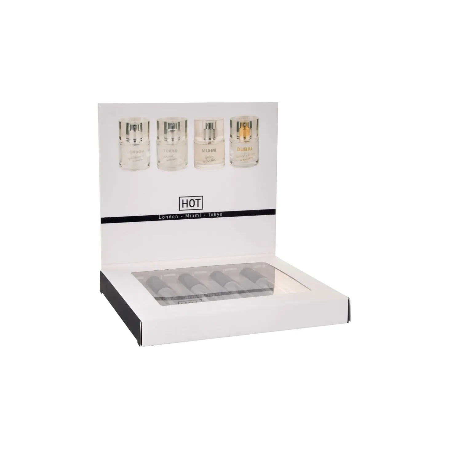 HOT - Coffret de Parfum aux Phéromones Pour Elle - 4x5 ml