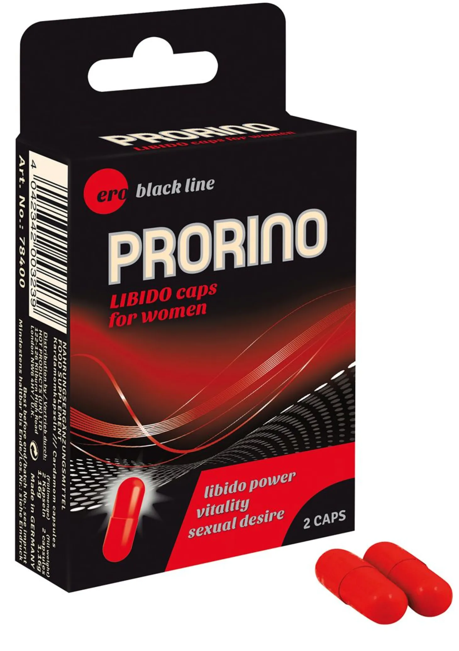 HOT Prorino Libido Capsules Voor Vrouwen - 2 Stuks