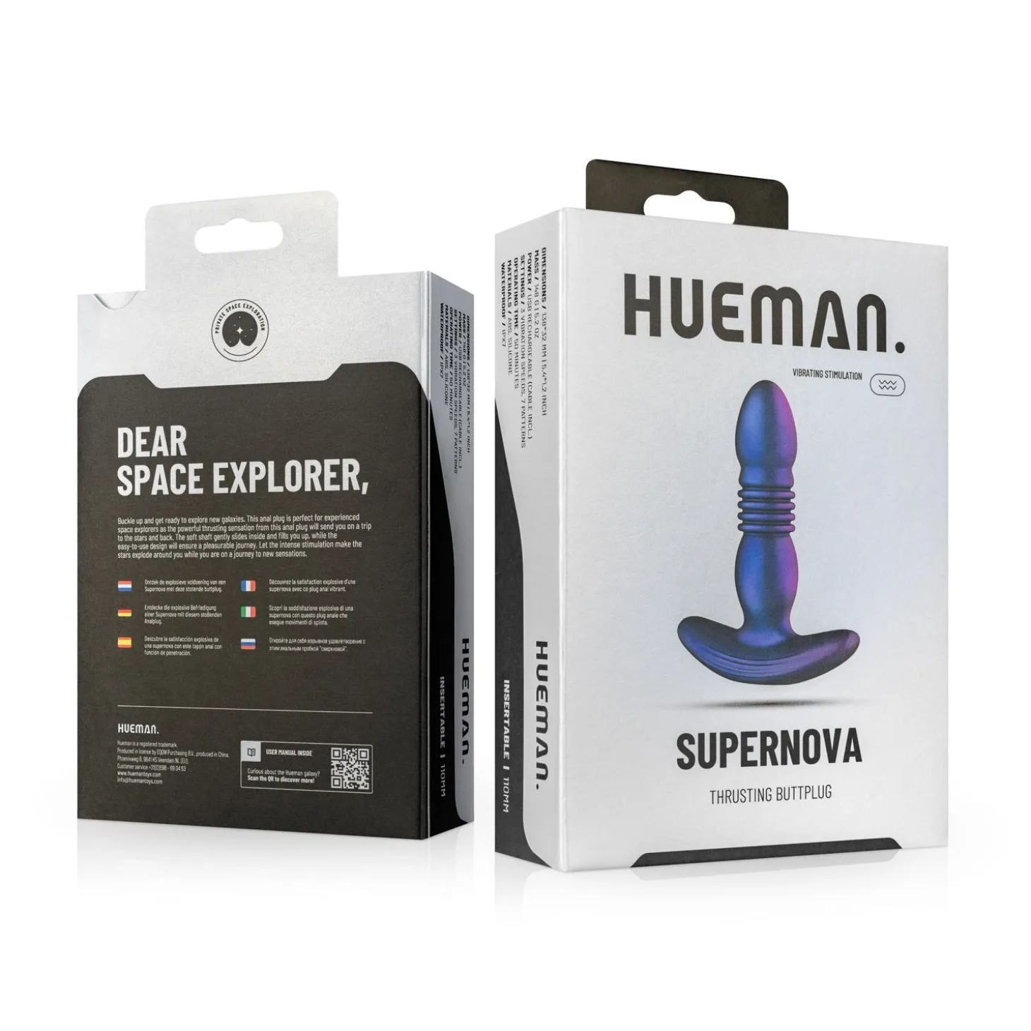 Hueman - Plug Anal à Poussée