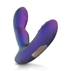 Hueman - Plug anal vibrant - Bleu