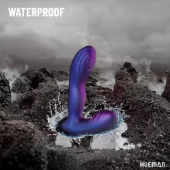 Hueman - Plug anal vibrant - Bleu