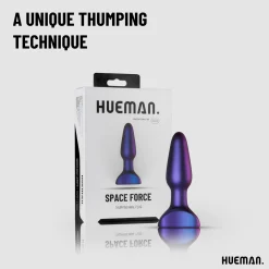 Hueman - Space Force Plug Anal Vibrant et à Poussée