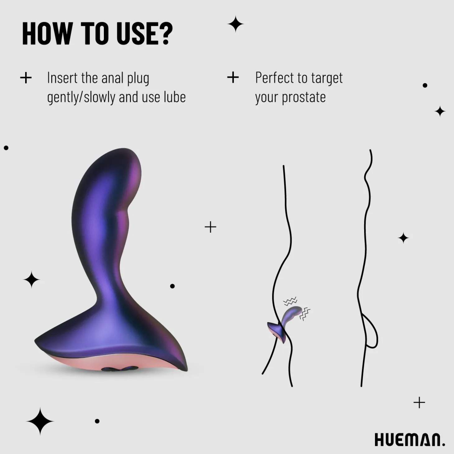 Hueman - Vibromasseur anal Intergalactic