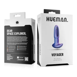 Hueman - Voyager Plug Anal avec Fonction Tapotement - Violet